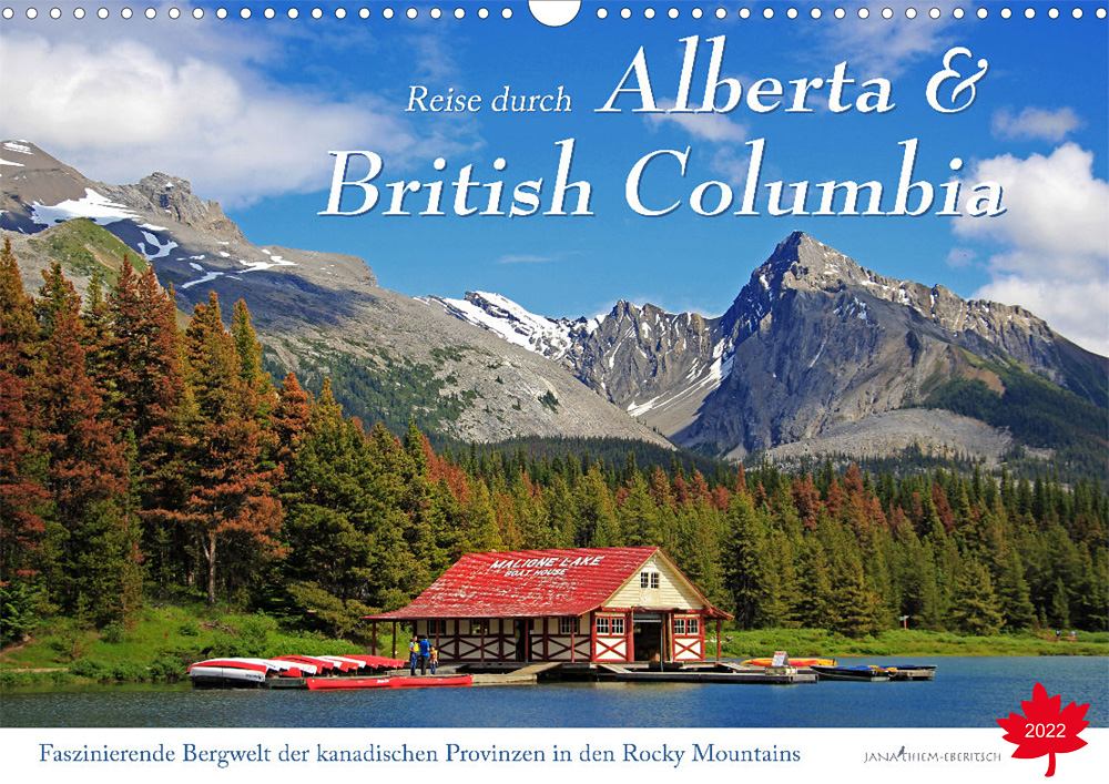 Reisekalender Reise durch Alberta und British Columbia
